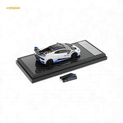 (Pre-Order) LCD Lamborghini Huracan STO - White 1:64
