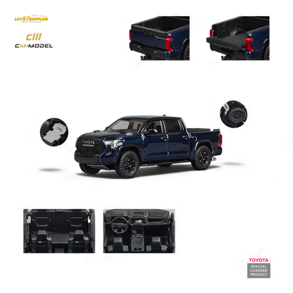 (Pre-Order) CM MODEL Toyota Tundra - Metallic Blue 1:64