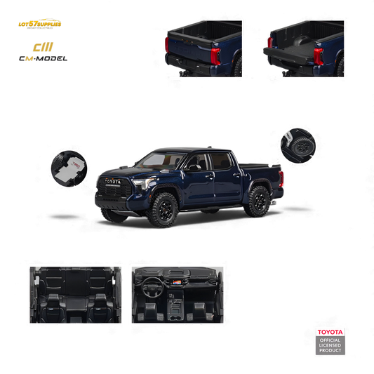 (Pre-Order) CM MODEL Toyota Tundra - Metallic Blue 1:64