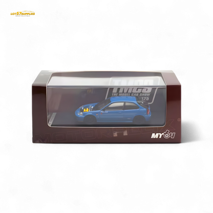 MOTORHELIX Honda Civic EK9 Blue 1:64