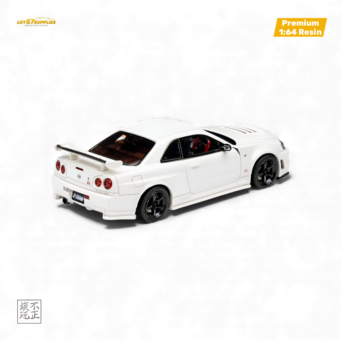 Car's Lounge Skyline GT-R R34 NISMO Z-TUNE - Pearl White 1:64