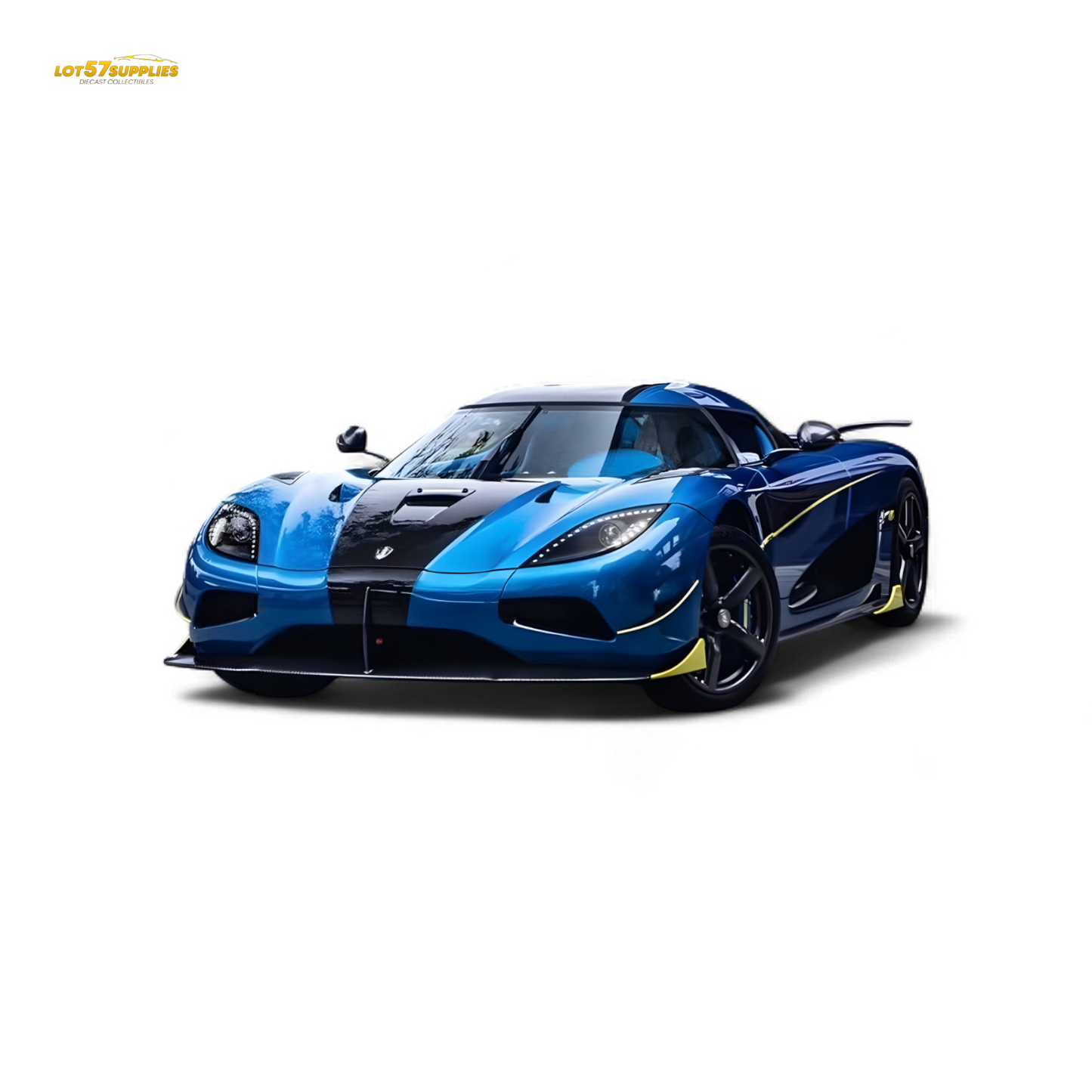 Guo Ji Agera RS - Blue Full Carbon 1:64