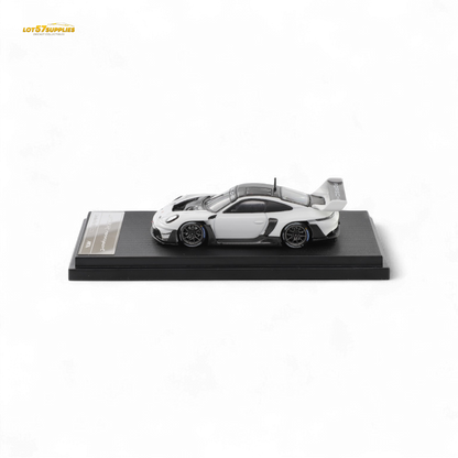 HKM Porsche 911 GT3 R Rennsport White Carbon Hood 1:64