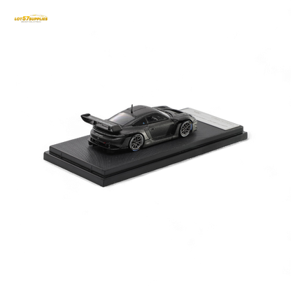 HKM Porsche 911 GT3 R Rennsport Full Carbon Black 1:64