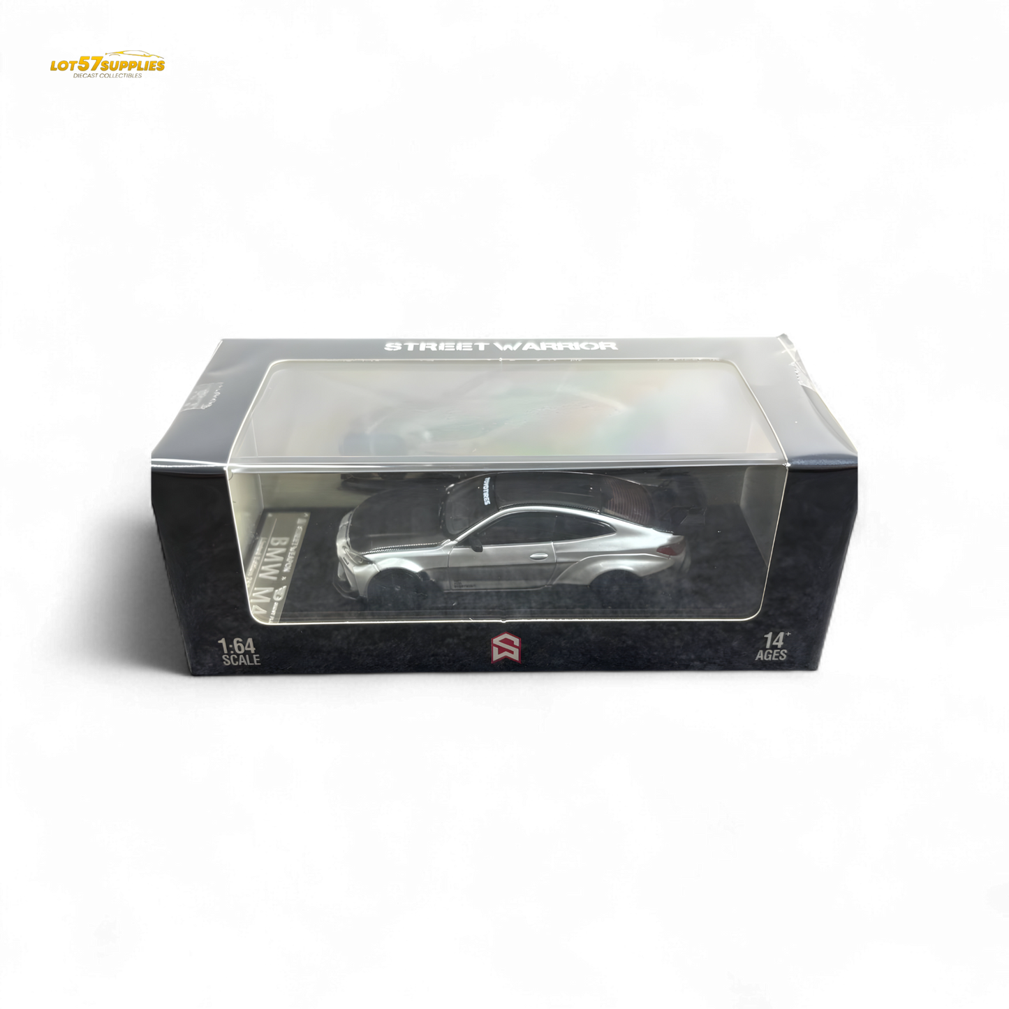 SW BMW G82 M4 Wide-Body Modified - Alexander Silver Carbon Cap 1:64