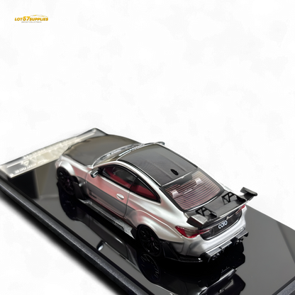 SW BMW G82 M4 Wide-Body Modified - Alexander Silver Carbon Cap 1:64