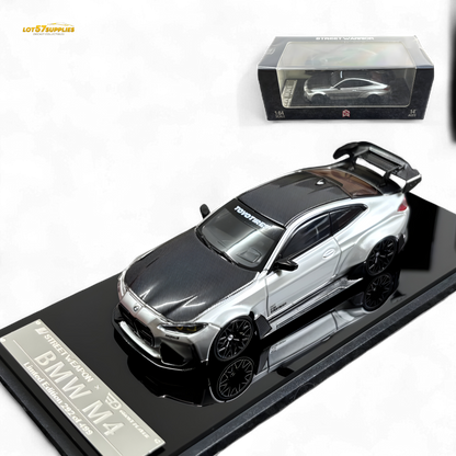 SW BMW G82 M4 Wide-Body Modified - Alexander Silver Carbon Cap 1:64