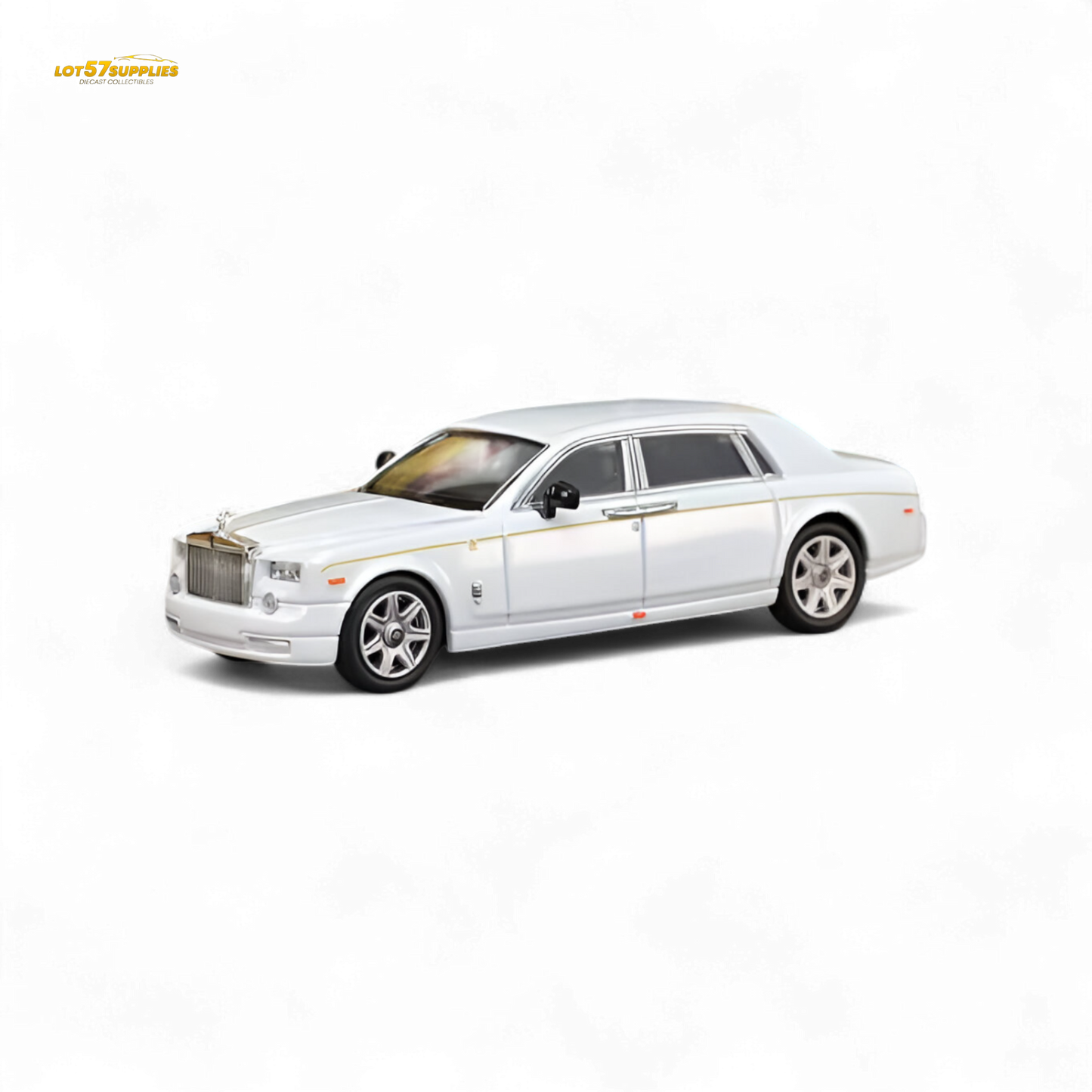 (Pre-Order) Street Weapon SW Rolls-Royce Phantom VII - White 1:64