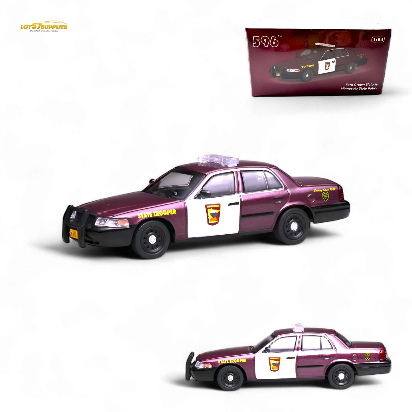 596 Crown Victoria - Minnesota State Patrol 1:64