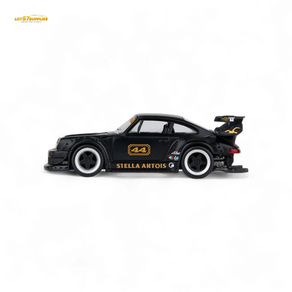 (Pre-Order) Model Model Porsche RWB 993 - Stella Artois #44 Matte Black 1:64