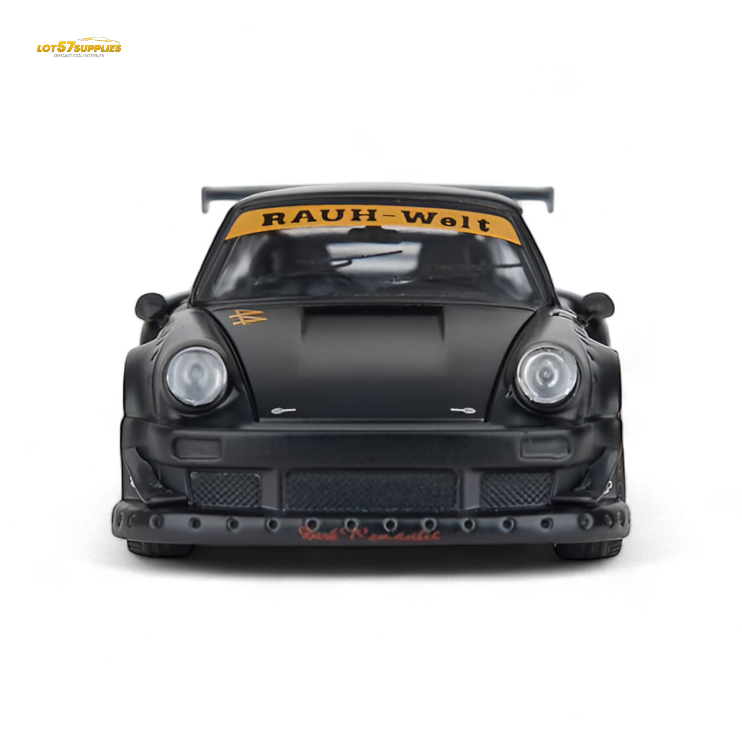 (Pre-Order) Model Model Porsche RWB 993 - Stella Artois #44 Matte Black 1:64
