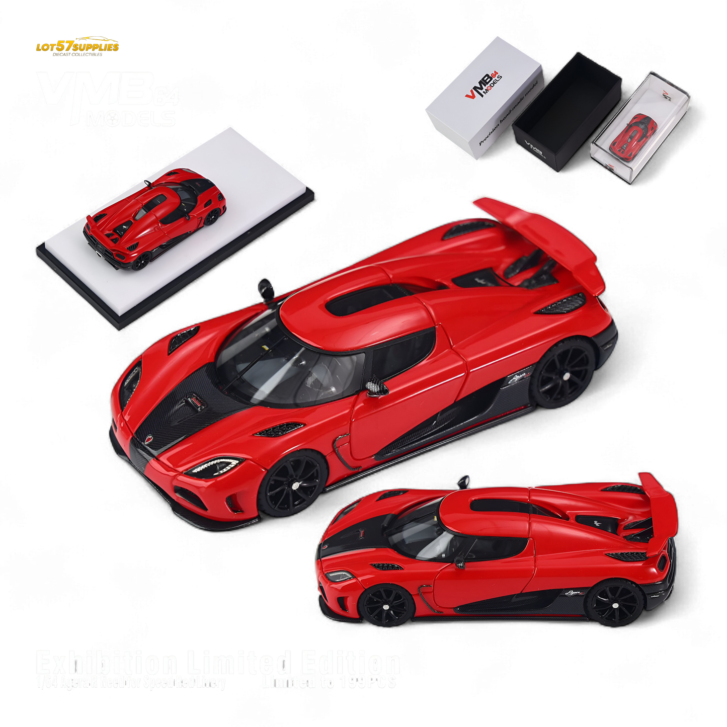 VMB Agera R - Need for Speed Red Foshan Exhibition Limited Edition 1:64