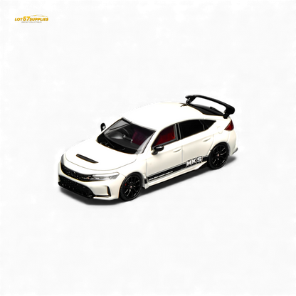 (Pre-Order) Motorhelix Civic Type R FL5 - HKS White 1:64