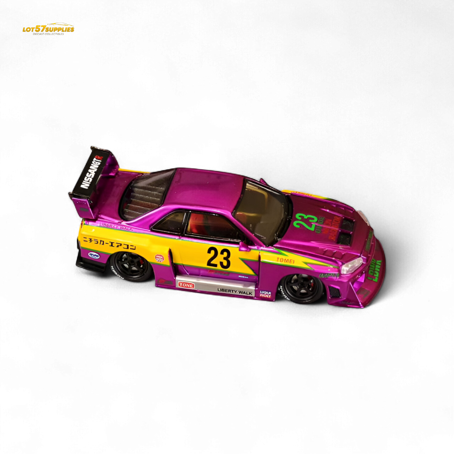 (Pre-Order) Street Weapon LBWK ER34 - Chromed Purple Special Edition - 1:64