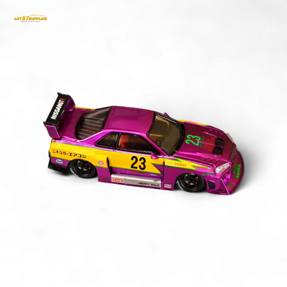 Street Weapon LBWK ER34 Chromed Purple Special Edition 1:64