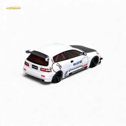 (Pre-Order) Et Model Civic EG6 - Mobil 1# Livery Carbon Cover 1:64