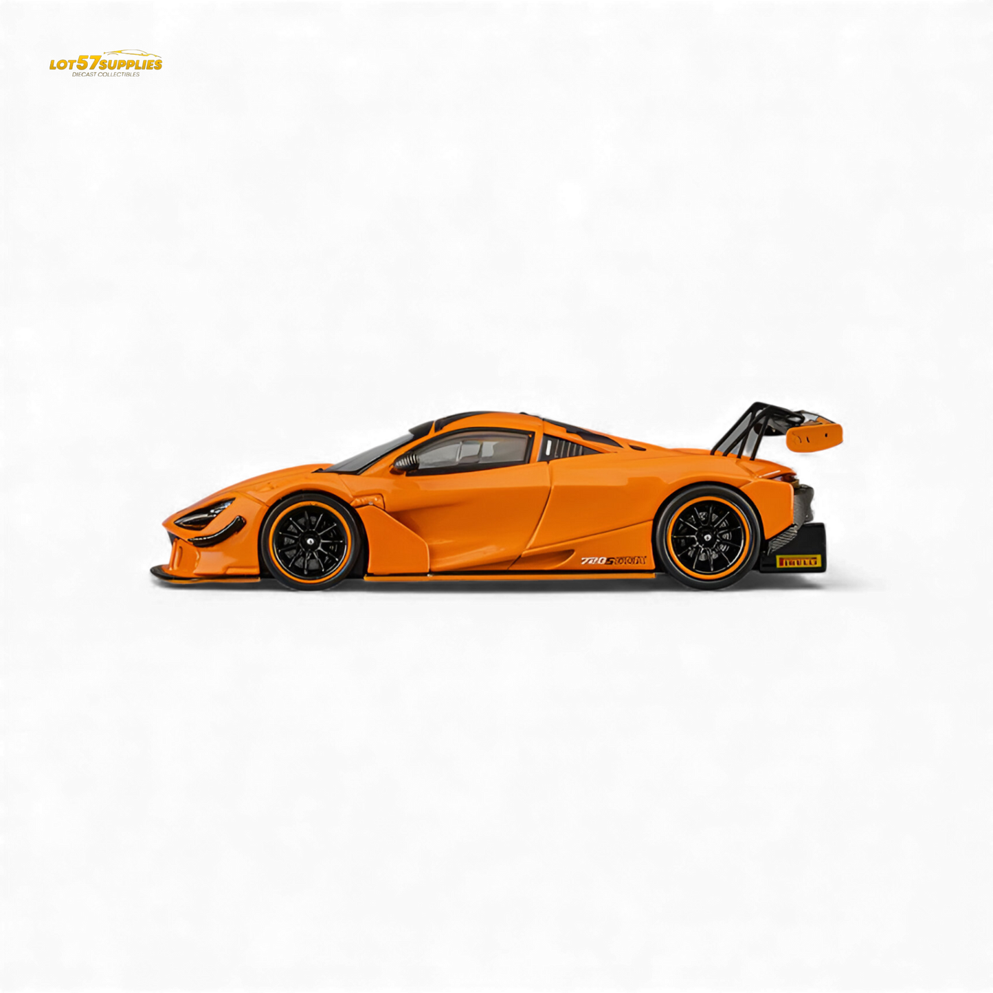 (Pre-Order) CM Model McLaren 720SGT3X - Papaya Orange 1:64