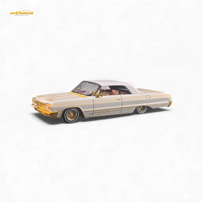 (Pre-Order) Fine Works64 Chevrolet Impala - Metallic Platinum Ordinary - 1:64