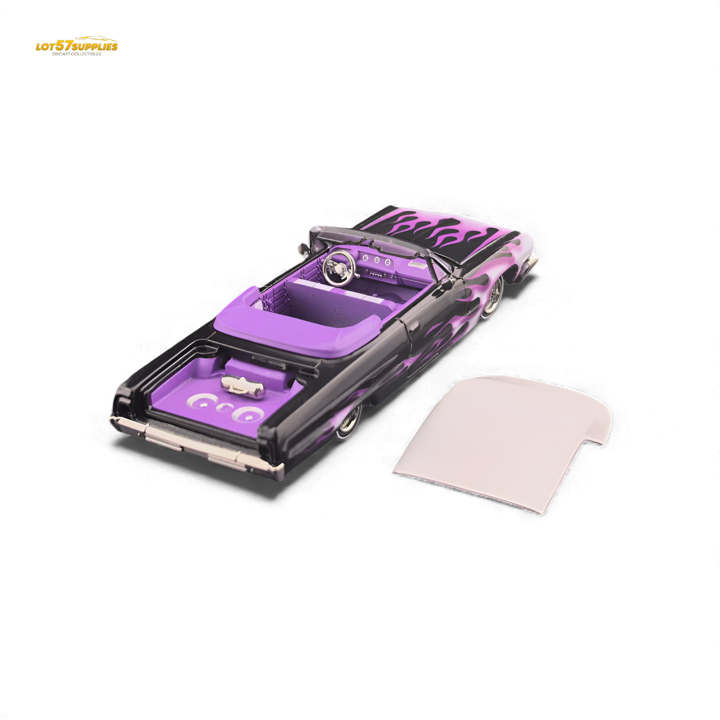 (Pre-Order) Fine Works64 Chevrolet Impala - Ghost Flame Ordinary - 1:64