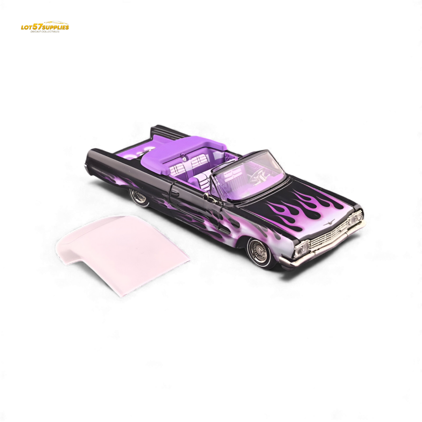 (Pre-Order) Fine Works64 Chevrolet Impala - Ghost Flame Ordinary - 1:64