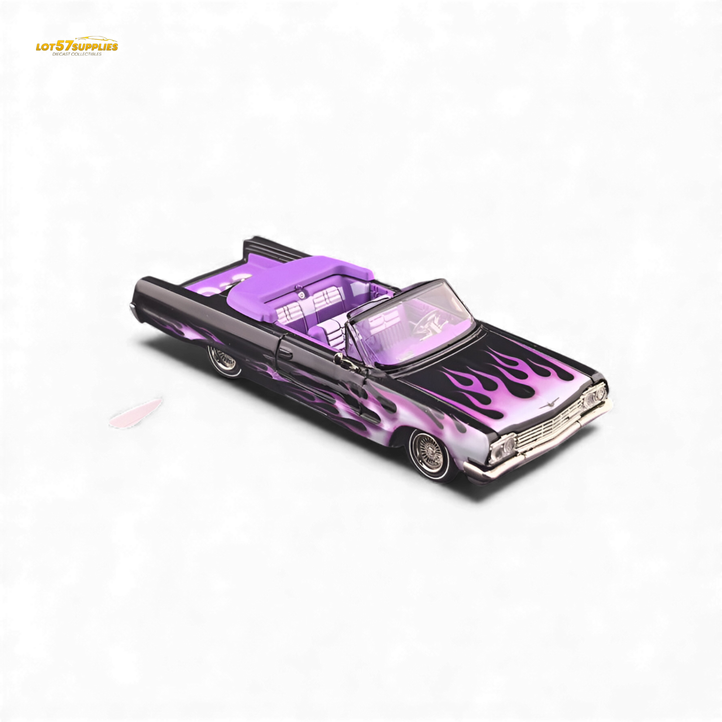 (Pre-Order) Fine Works64 Chevrolet Impala - Ghost Flame Ordinary - 1:64