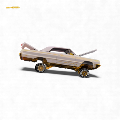 (Pre-Order) Fine Works64 Chevrolet Impala - Metallic Platinum Luxury - 1:64