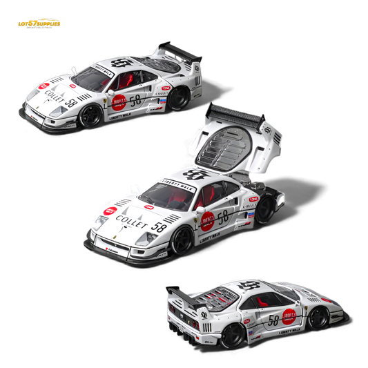 (Pre-Order) Star Models Ferrari F40 LB-Works - White Collet 58# 1:64