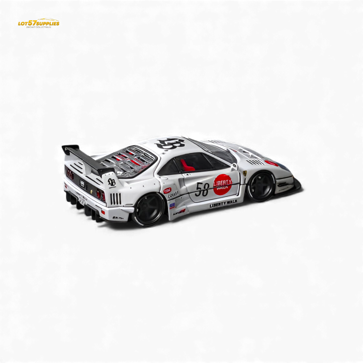 Star Models Ferrari F40 LB-Works White 1:64