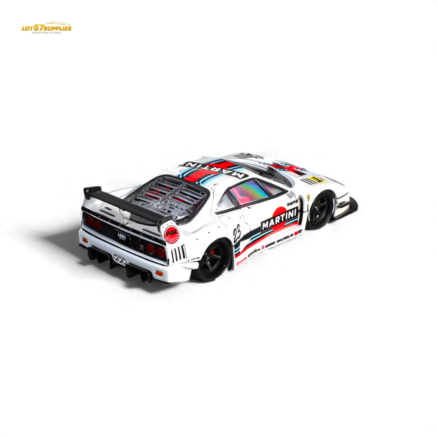 Star Models Ferrari F40 LB-Works Martini 23# 1:64