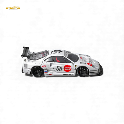 (Pre-Order) Star Models Ferrari F40 LB-Works - White Collet 58# 1:64