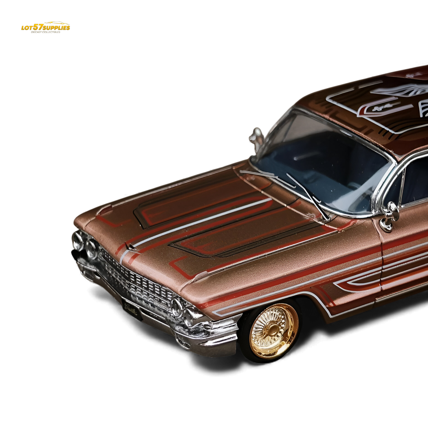 (Pre-Order) MK Miniatures Cadillac Diwei US West Coast Wind - Metallic Red Copper 1:64