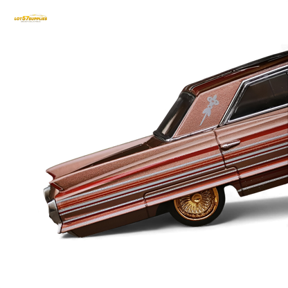 (Pre-Order) MK Miniatures Cadillac Diwei US West Coast Wind - Metallic Red Copper 1:64