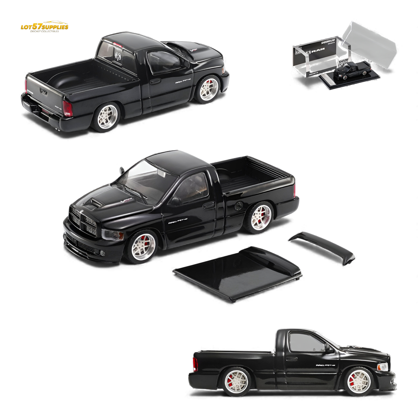GCD Dodge RAM SRT-10 Black 1:64