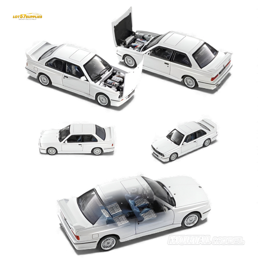 (Pre-Order) Mortal BMW E30 M3 Sedan - Pearl White 1:64
