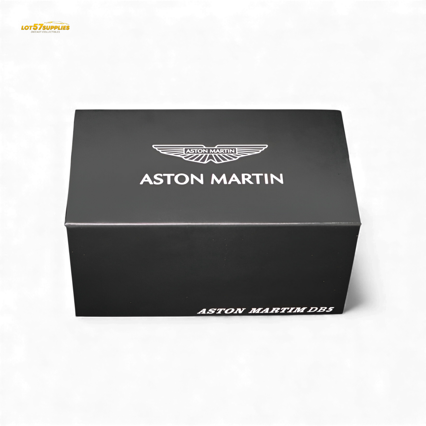 (Pre-Order) Aston Martin DB5 High Gloss Silver Figurine Ver 1:64