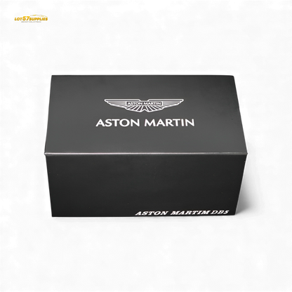 (Pre-Order) Aston Martin DB5 High Gloss Silver Figurine Ver 1:64
