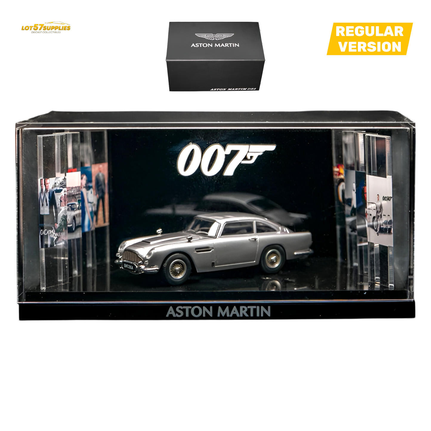 (Pre-Order) 007 DB5 - High Gloss Silver Ordinary 1:64