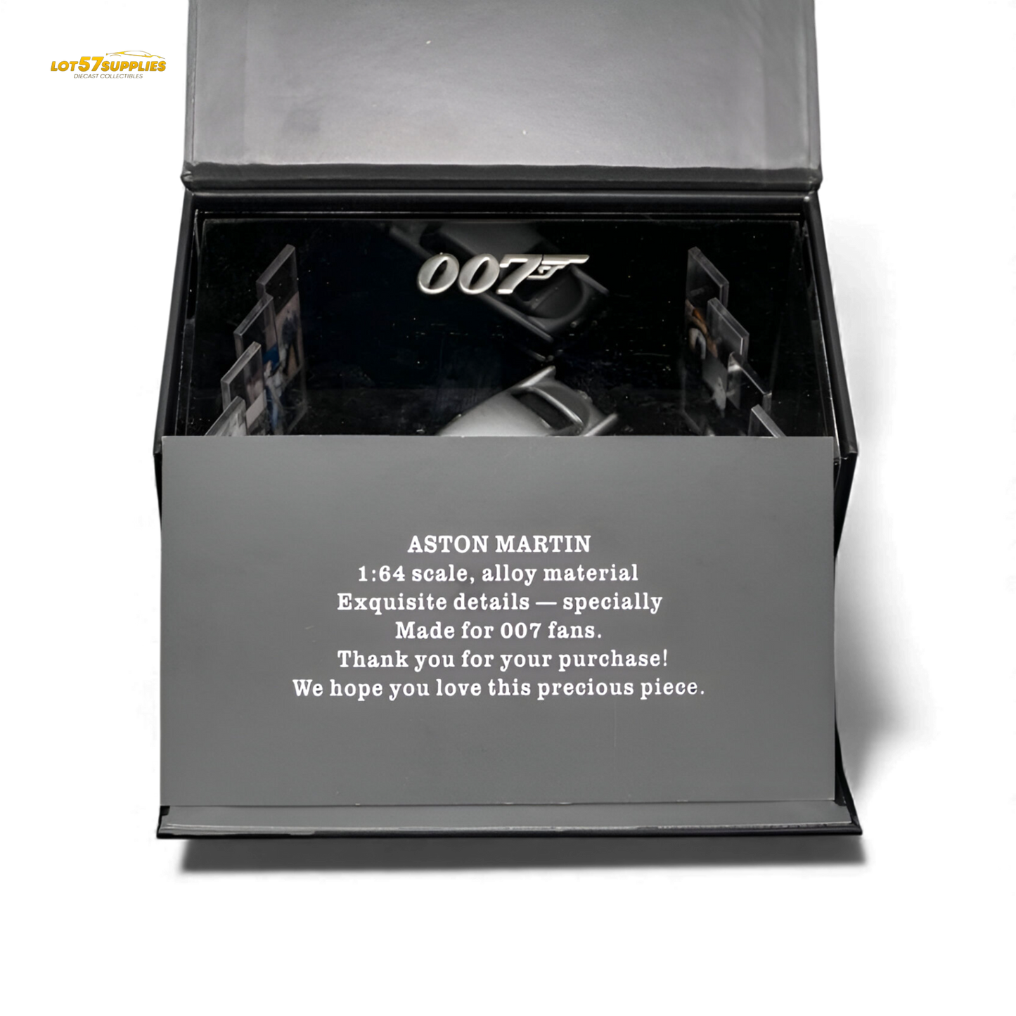 (Pre-Order) 007 DB5 - High Gloss Silver Figurine Ver 1:64