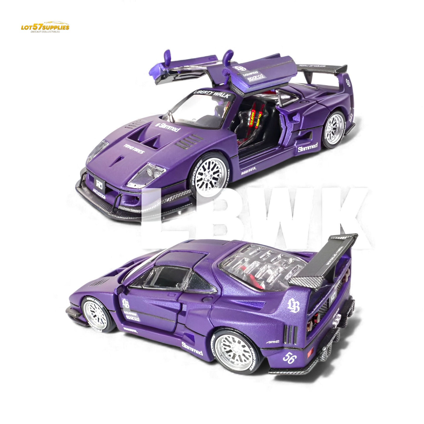 (Pre-Order) Demon King Auto F40 - Royal Purple IMXpo 2025 1:64