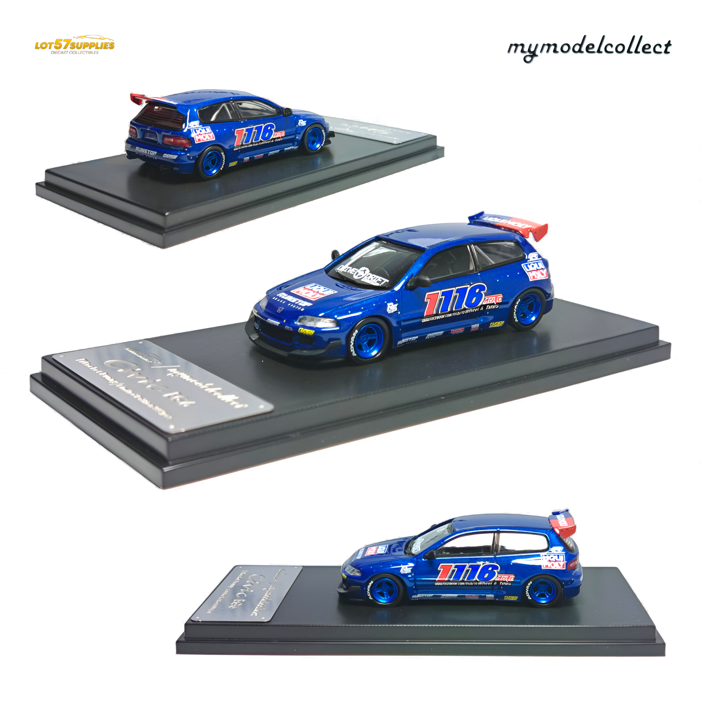 (Pre-Order) MC Civic EG6 1116 Auto Garage - Thailand Special Custom 1:64