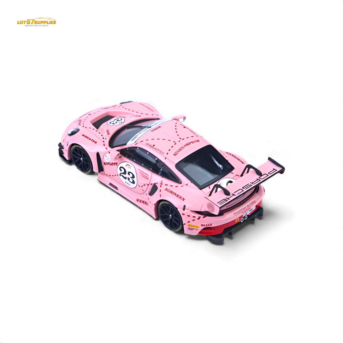 (Pre-Order) SR Porsche 911 GT3 R - Pink Pig Livery 1:64