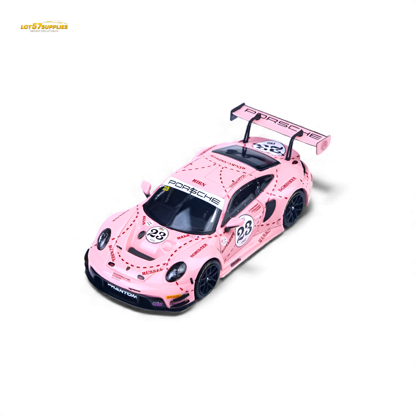 (Pre-Order) SR Porsche 911 GT3 R - Pink Pig Livery 1:64