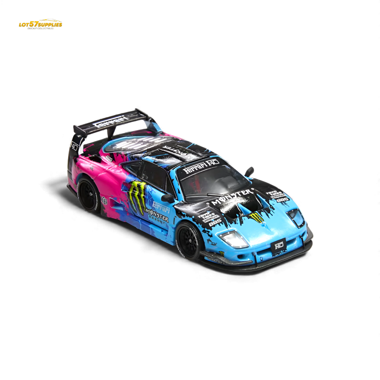 (Pre-Order) Demon King Auto F40 LB-Works Wide-Body - Monster Livery 1:64