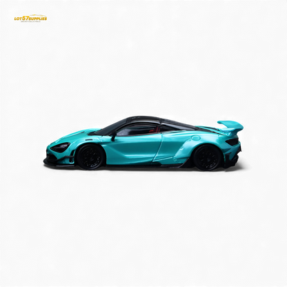 (Pre-Order) SC McLaren 720S - Cyan Blue 1:64
