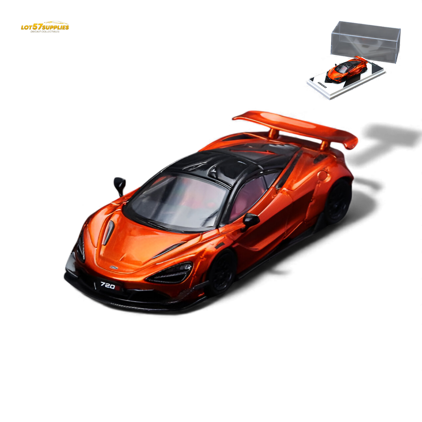 (Pre-Order) SC McLaren 720S - Bright Orange 1:64
