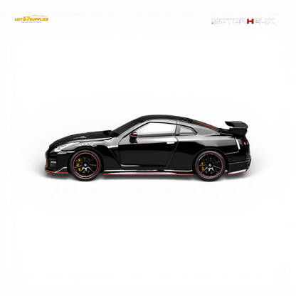(Pre-Order) Motorhelix Nissan GT-R NISMO R35 Special Edition 2022 - Meteor Black Flake Pearl 1:64