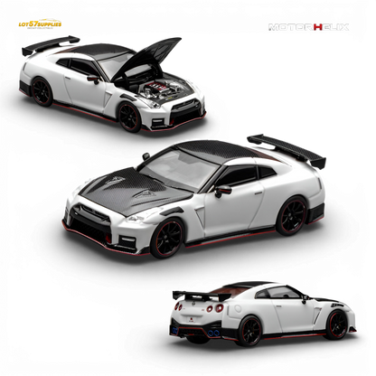 (Pre-Order) MOTORHELIX Nissan GT-R NISMO R35 1:64