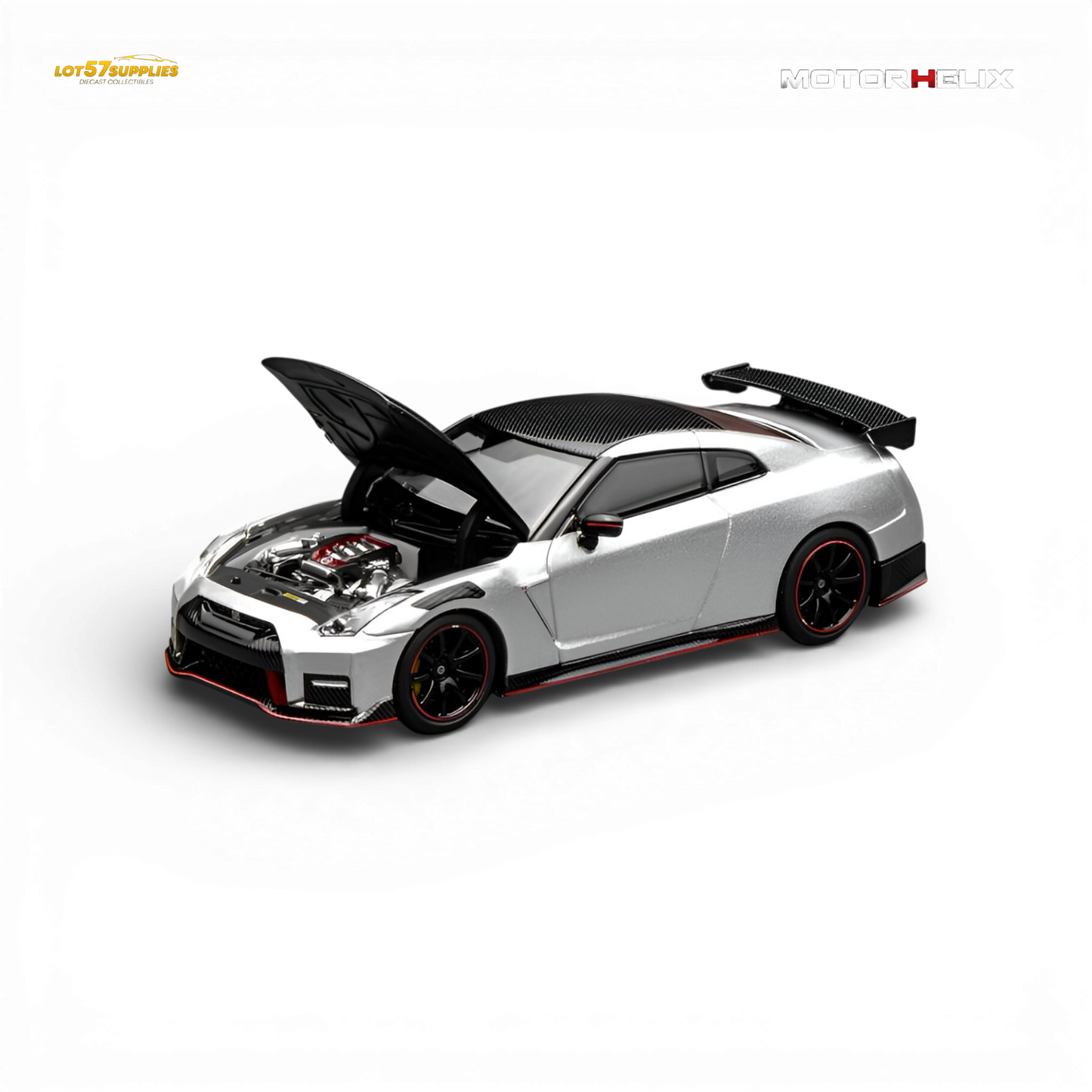 (Pre-Order) MOTORHELIX Nissan GT-R NISMO R35 1:64