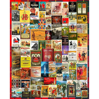 Whiskey & Scotch 1000 Piece Jigsaw Puzzle Springbok
