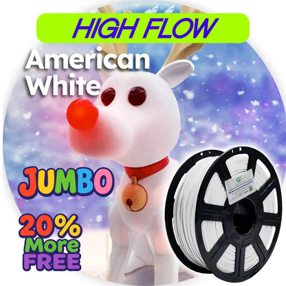 American White: Recycled PET-G <mark>Now with 20% more, FREE!</mark>